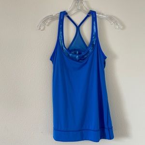 Lululemon Blue Racerback Tank Top Size 4